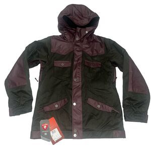 NWT Women’s XL Nikita Mayon Ski Jacket Black / Wine